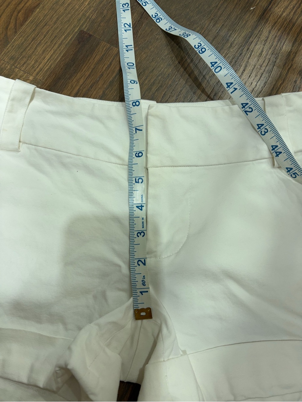 Alice + Olivia Crisp White Cotton Blend Shorties - Picture 3 of 4